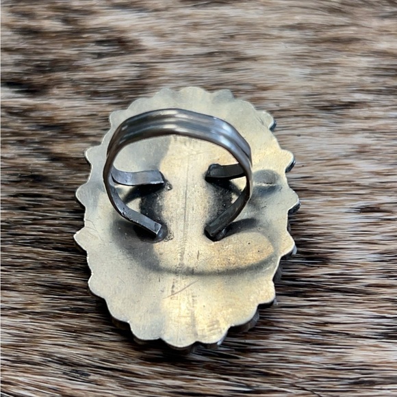 Turquoise cluster ring - Picture 2 of 7